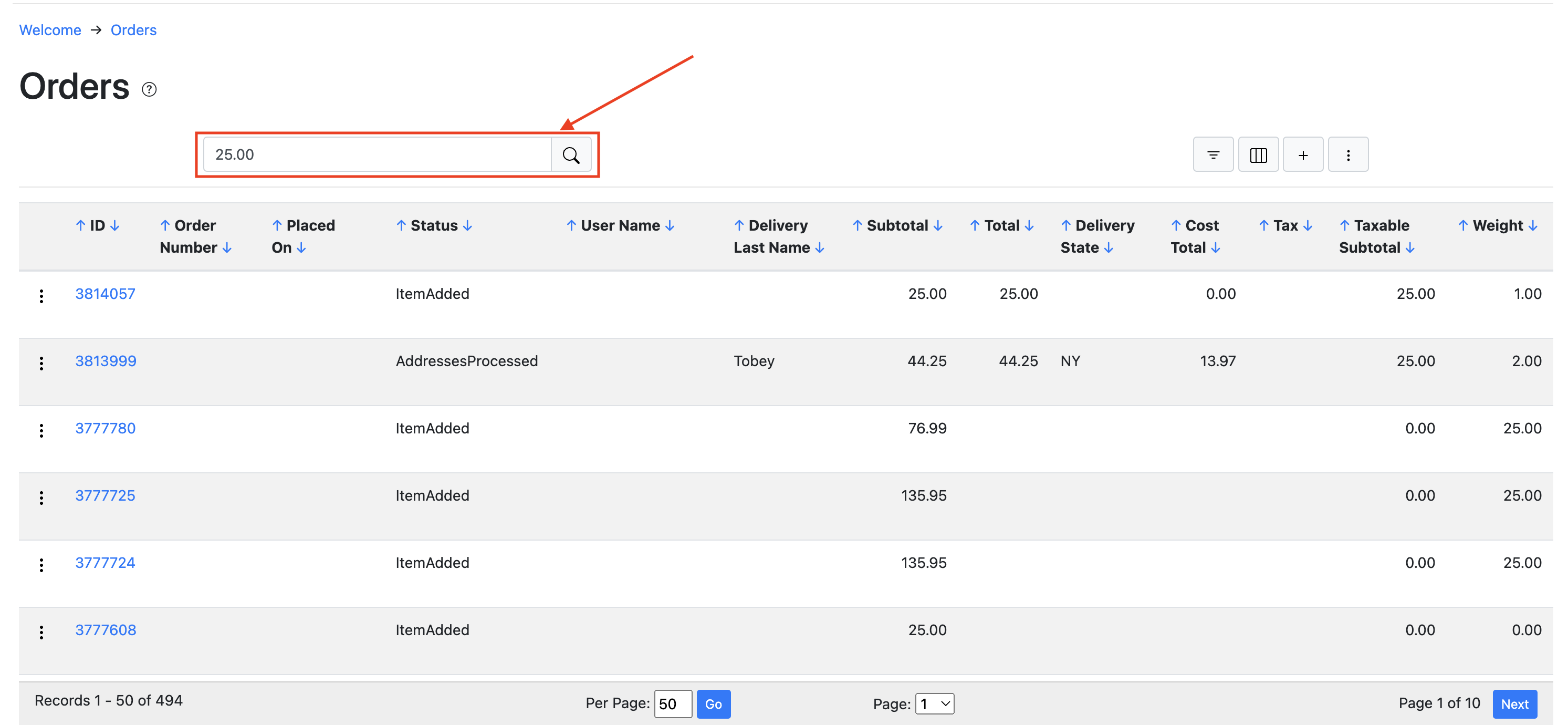 Administrator Grid Screens - SoftSlate Cloud Platform