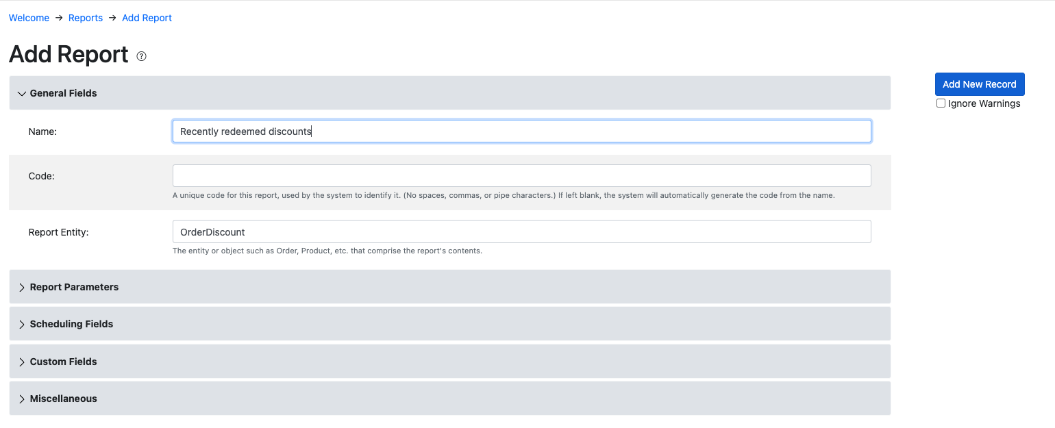 Reports Feature - SoftSlate Cloud Platform