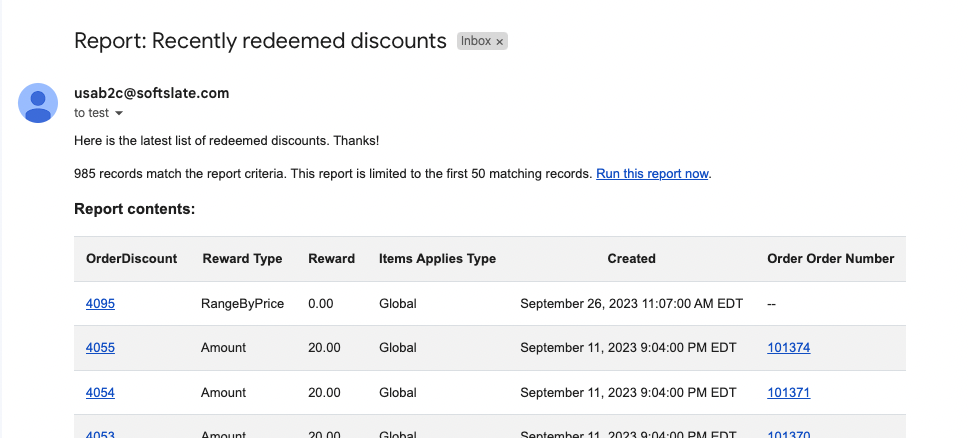 Reports Feature - SoftSlate Cloud Platform
